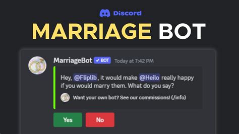 marriage bot discord|Add MarriageBot Discord Bot 